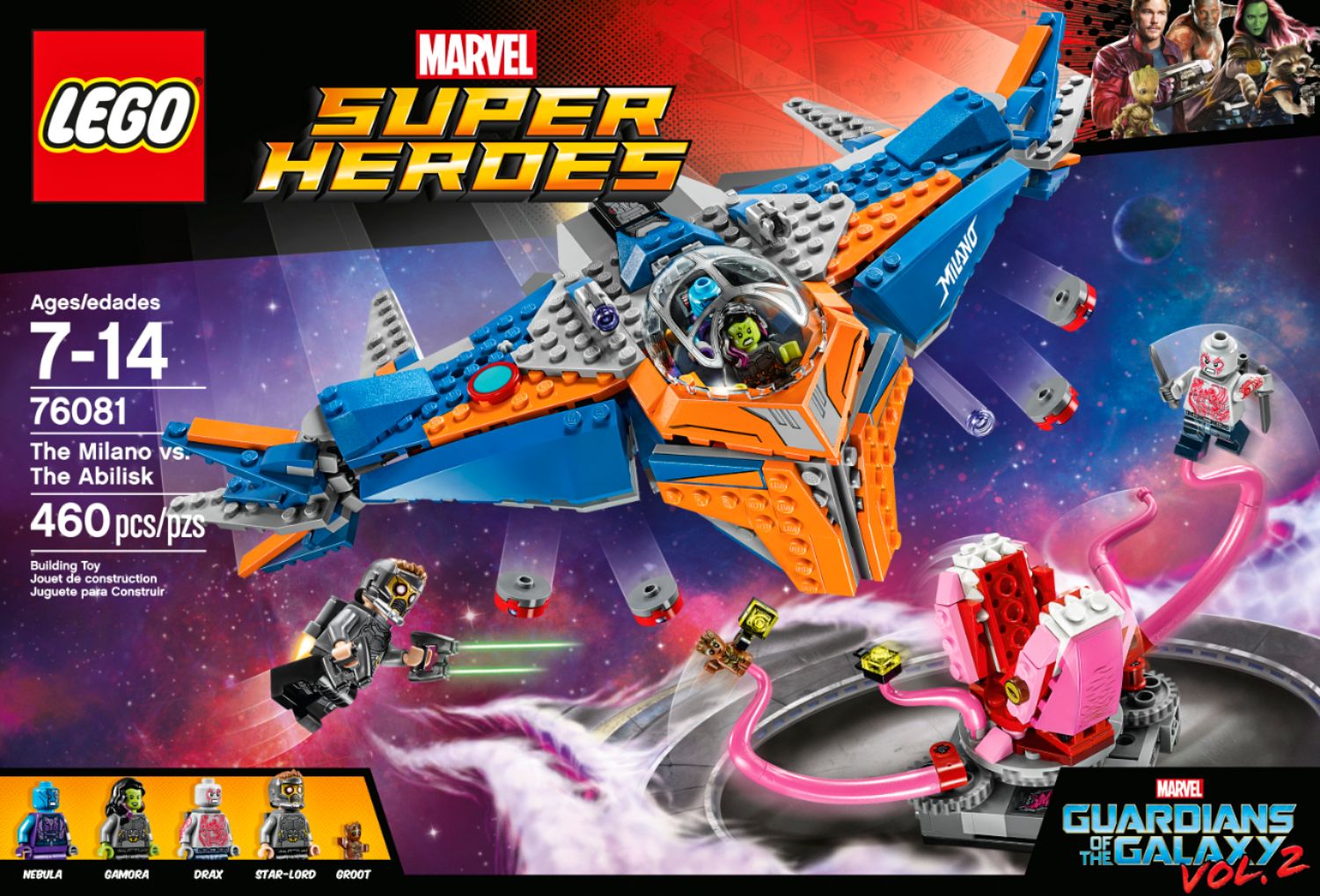 Best Buy: LEGO Marvel Super Heroes Guardians Of The vol. 2: The Milano vs. The Abilisk 6175499