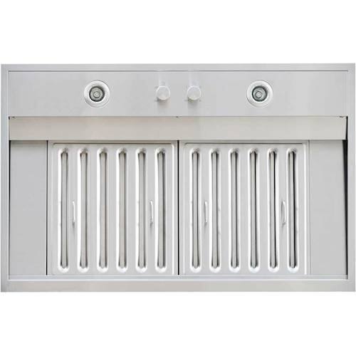 Front. Windster Hoods - 42" Externally Vented Range Hood - Stainless steel.