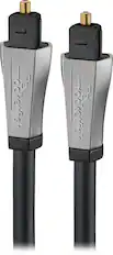 Front. Rocketfish™ - 4' Toslink Optical Audio Cable - Black.
