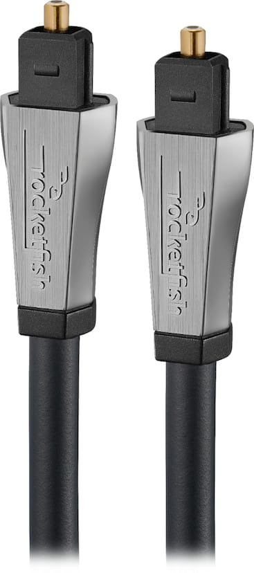 Rocketfish™ 4' Toslink Optical Audio Cable Black RF-G1221 - Best Buy Rocketfish™ 4' Toslink Optical Audio Cable Black RF-G1221 - Best Buy