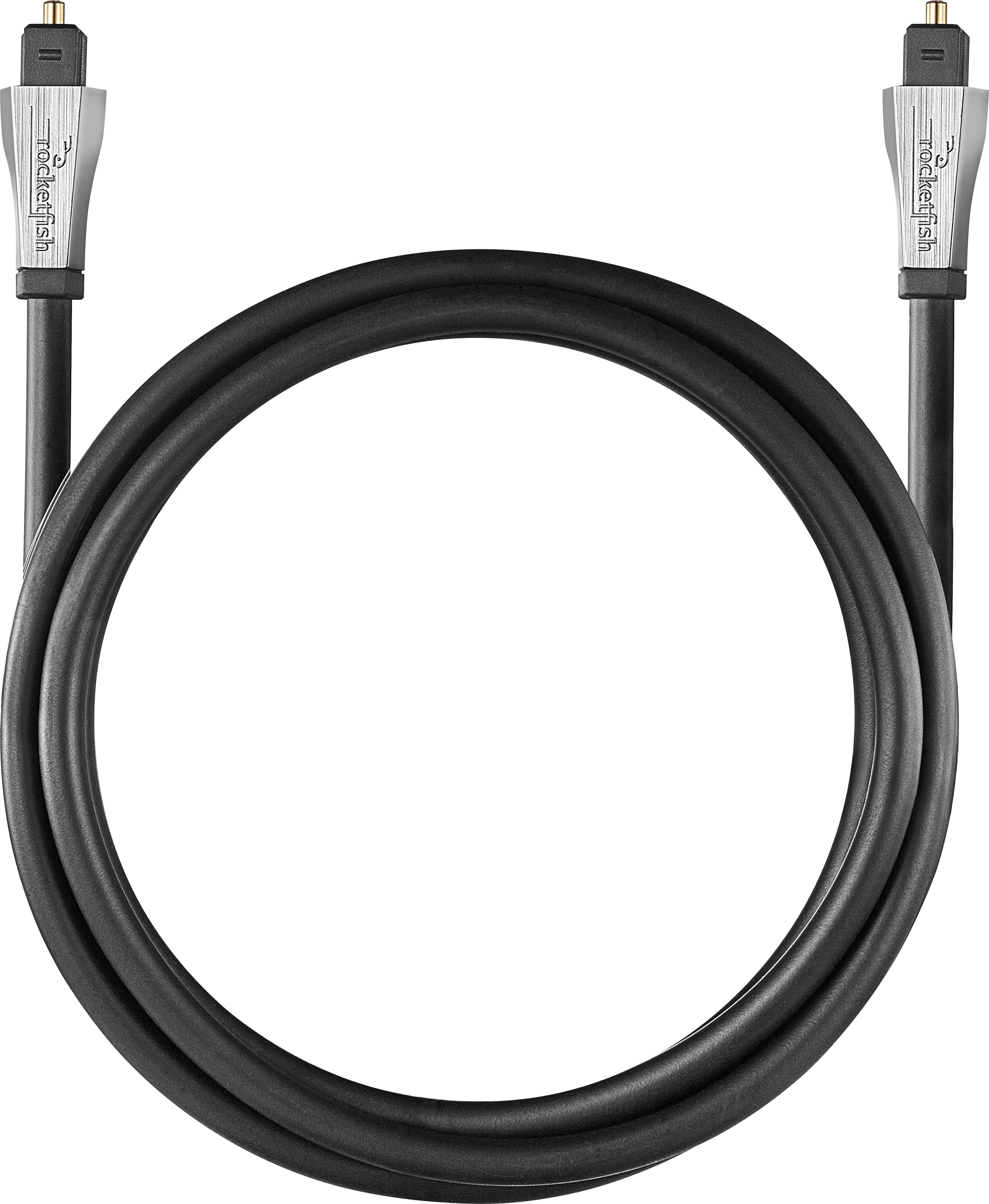 Alt View 12. Rocketfish™ - 4' Toslink Optical Audio Cable - Black.