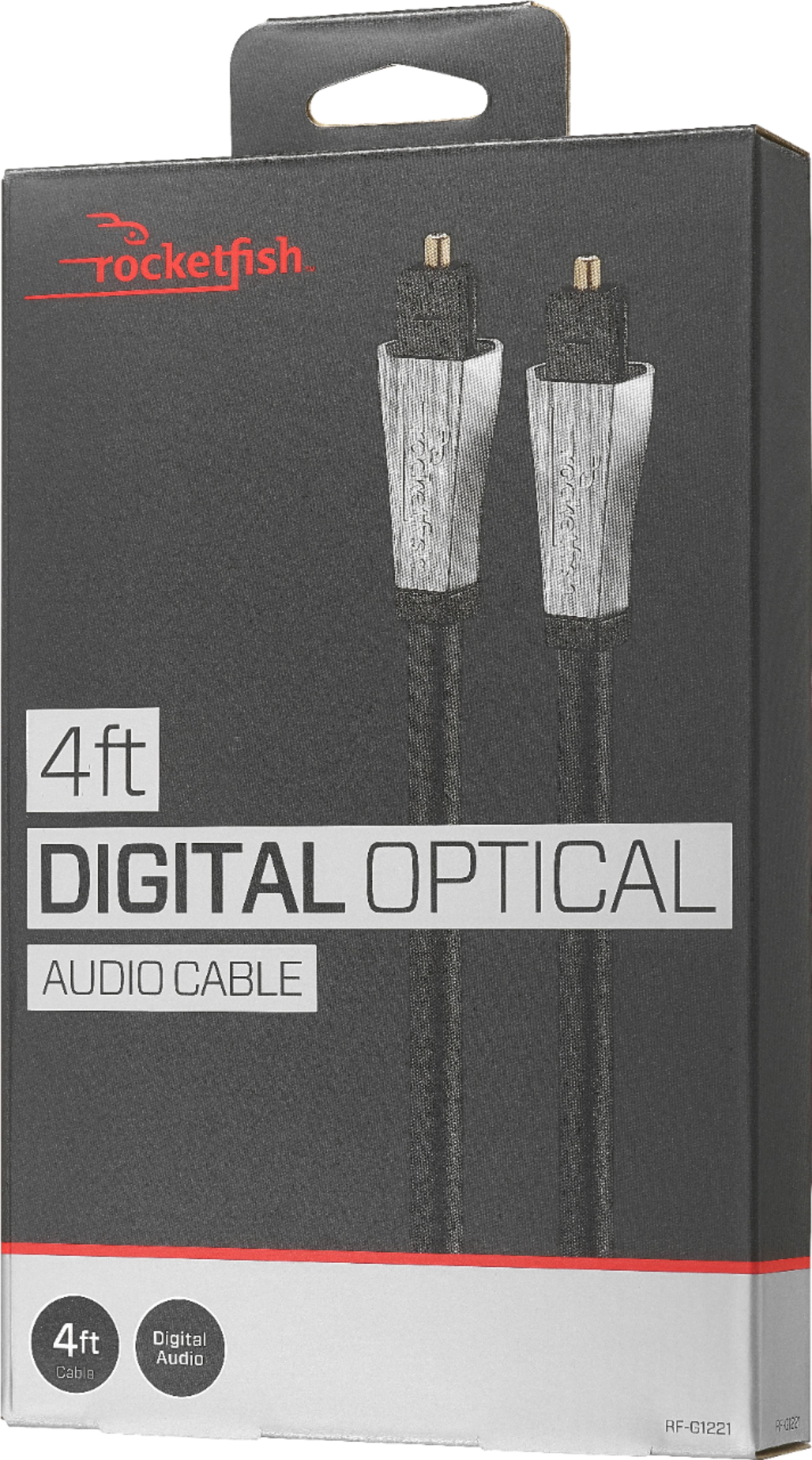 Open Box RF-G1218 Rocketfish Digital Optical Audio Cable 4' 