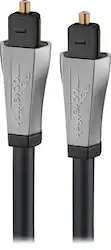 Rocketfish™ - 12' Toslink Optical Audio Cable - Black - Front_Zoom