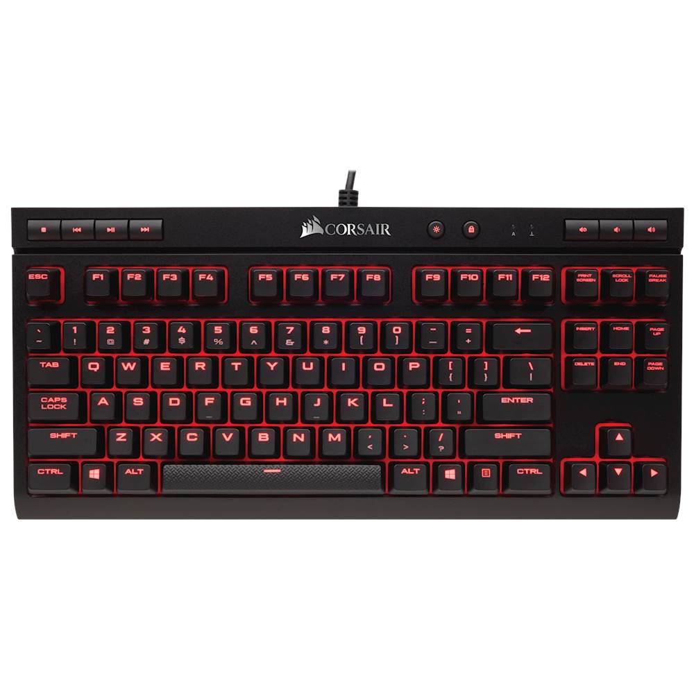 unlock Trafik Frugtgrøntsager CORSAIR K63 TKL Wired Mechanical Cherry MX Red Linear Switch Gaming  Keyboard with 100% Anti-Ghosting & Full Key Rollover Black CH-9115020-NA -  Best Buy