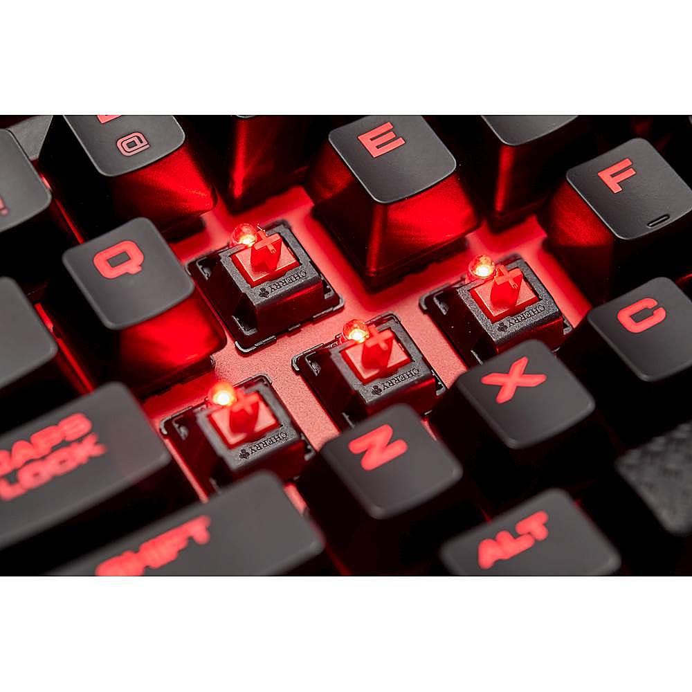 skrig ukrudtsplante miles Best Buy: CORSAIR K63 TKL Wired Mechanical Cherry MX Red Linear Switch  Gaming Keyboard with 100% Anti-Ghosting & Full Key Rollover Black  CH-9115020-NA