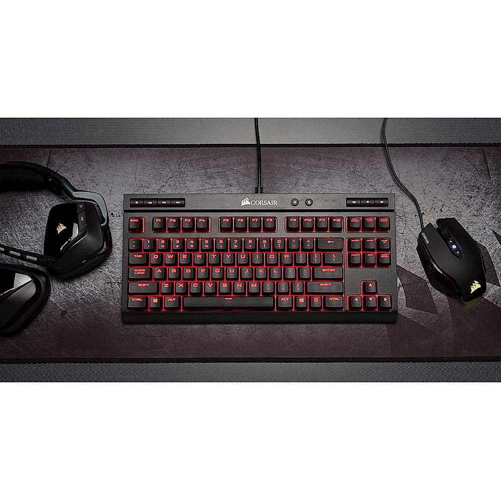 Best Buy: CORSAIR K63 TKL Wired Mechanical Cherry MX Red Linear Switch Gaming Keyboard with Anti-Ghosting & Full Key Rollover Black