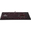 CORSAIR - STRAFE Mechanical Gaming Keyboard Red Backlit Cherry MX Silent Switch-Front_Standard
