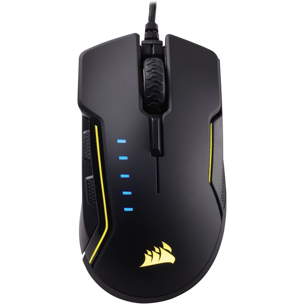 Best Buy: CORSAIR GLAIVE Wired Optical Gaming Mouse with RGB Lighting ...