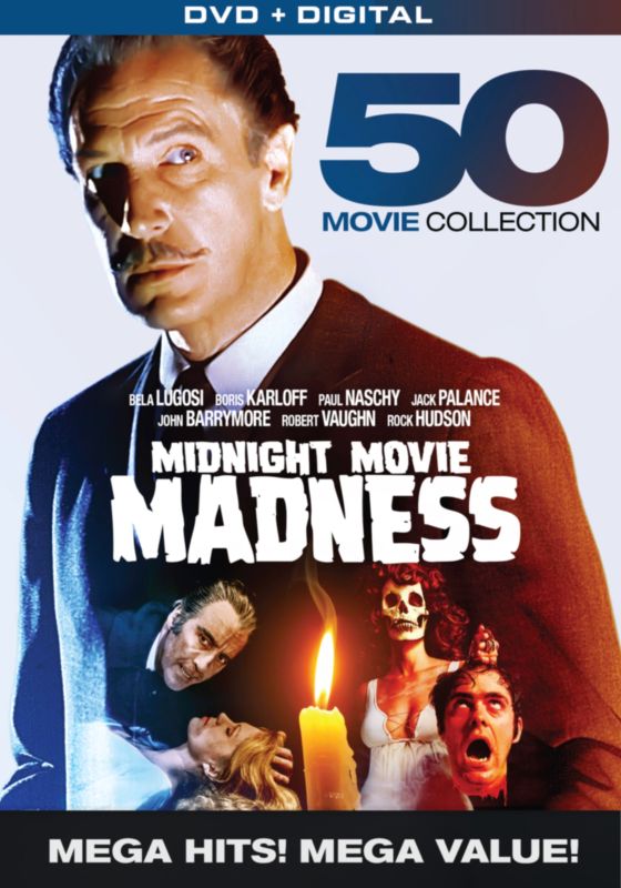 Midnight Movie Madness: 50 Movie Collection [10 Discs] [DVD]