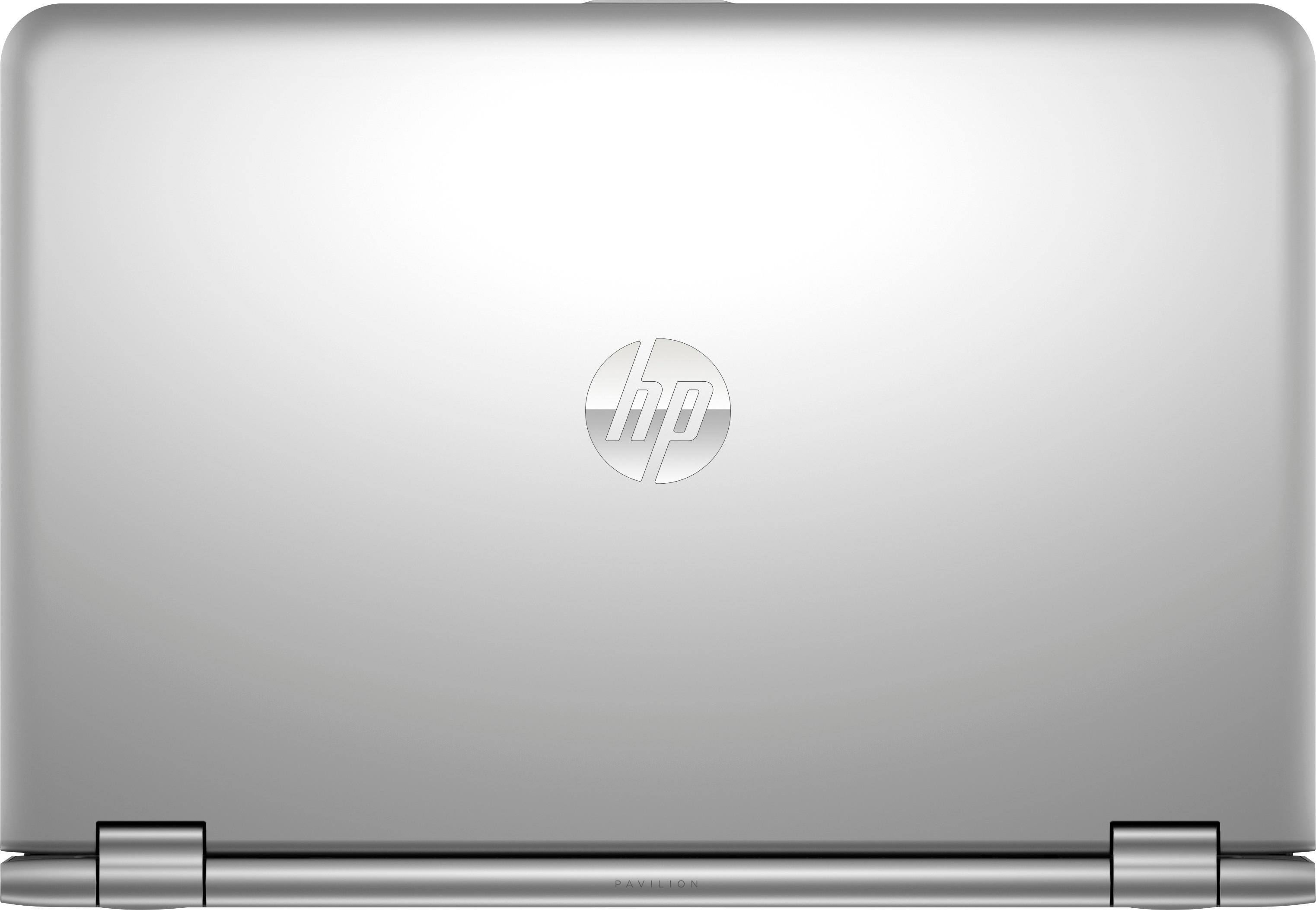 Alt View 3. HP - 2-in-1 15.6" Touch-Screen Laptop - Intel Core i3 - 8GB Memory - 1TB Hard Drive - Natural silver and ash silver.