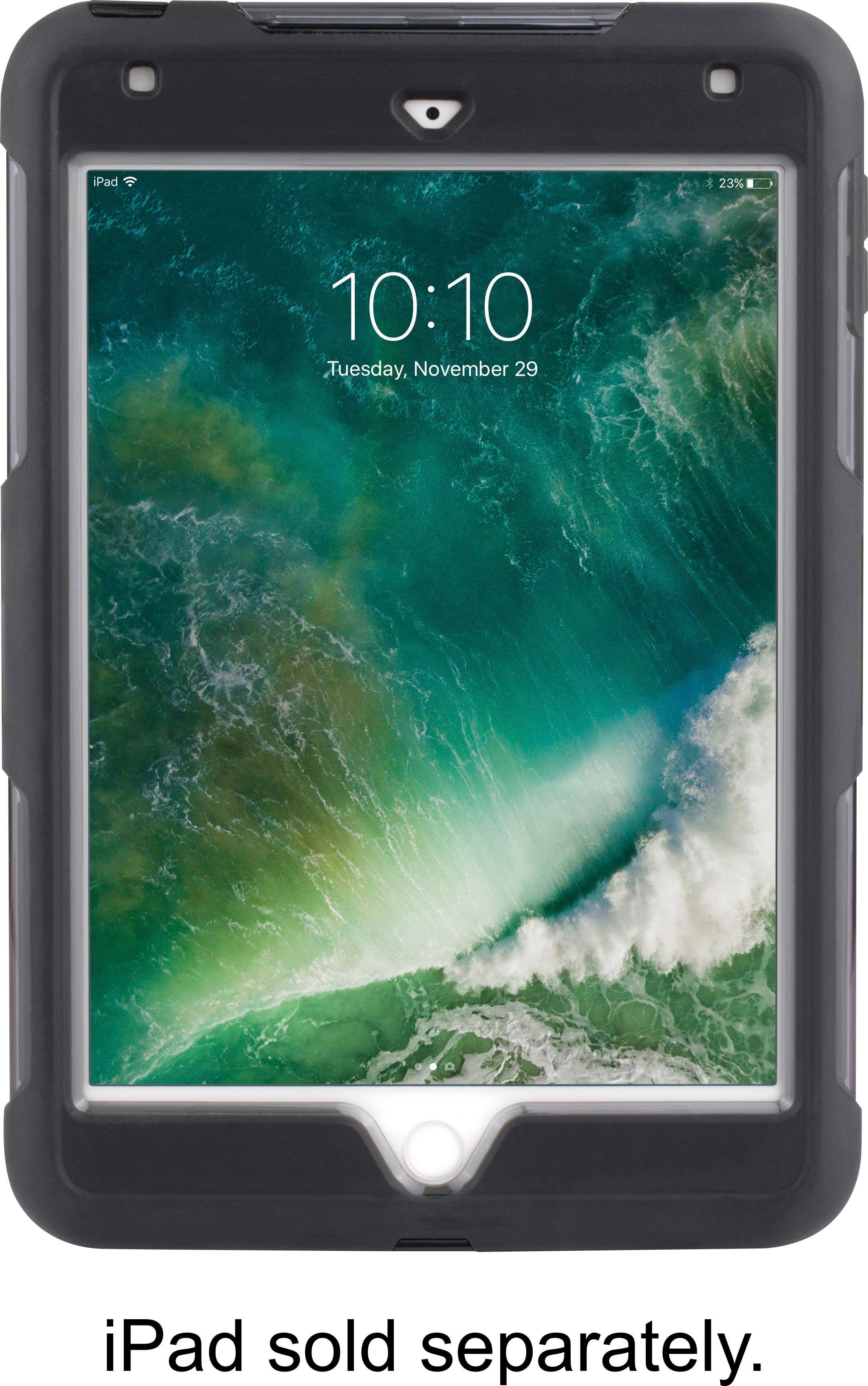 Griffin - Survivor Protective Case for Apple® iPad® mini 4 - Black/clear - Larger Front