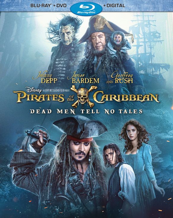  Pirates of the Caribbean: Dead Men Tell No Tales [Includes Digital Copy] [Blu-ray/DVD] [2017]