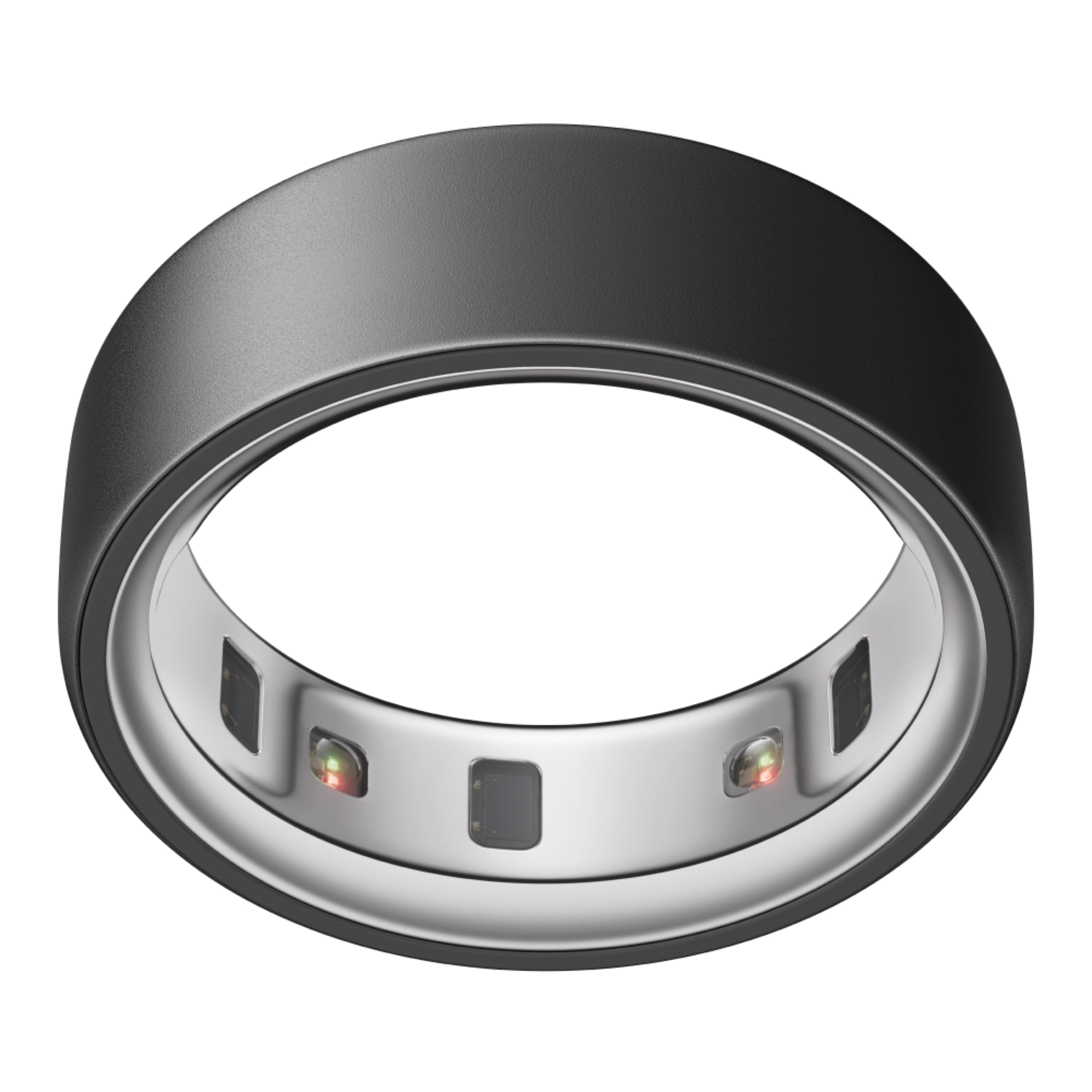 Front. Oura - Ring 4 - Smart Ring - Size Before You Buy with OR4 Sizing Kit - Size 12 - Stealth.