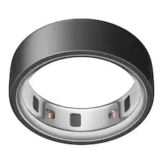 Front. Oura - Ring 4 - Smart Ring - Size Before You Buy with OR4 Sizing Kit - Size 13 - Stealth.