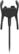 Front. Garmin - 1.5' Charging Cable - Black.