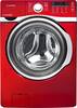 Samsung - 3.9 Cu. Ft. 11-Cycle High-Efficiency Steam Front-Loading Washer - Red-Front_Standard