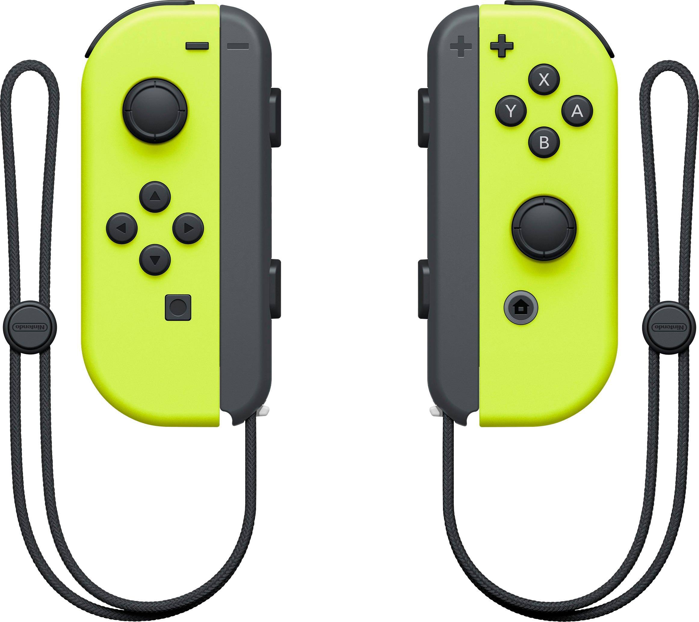Alt View 11. Nintendo - Joy-Con (L/R) Wireless Controllers for Nintendo Switch - Neon Yellow.