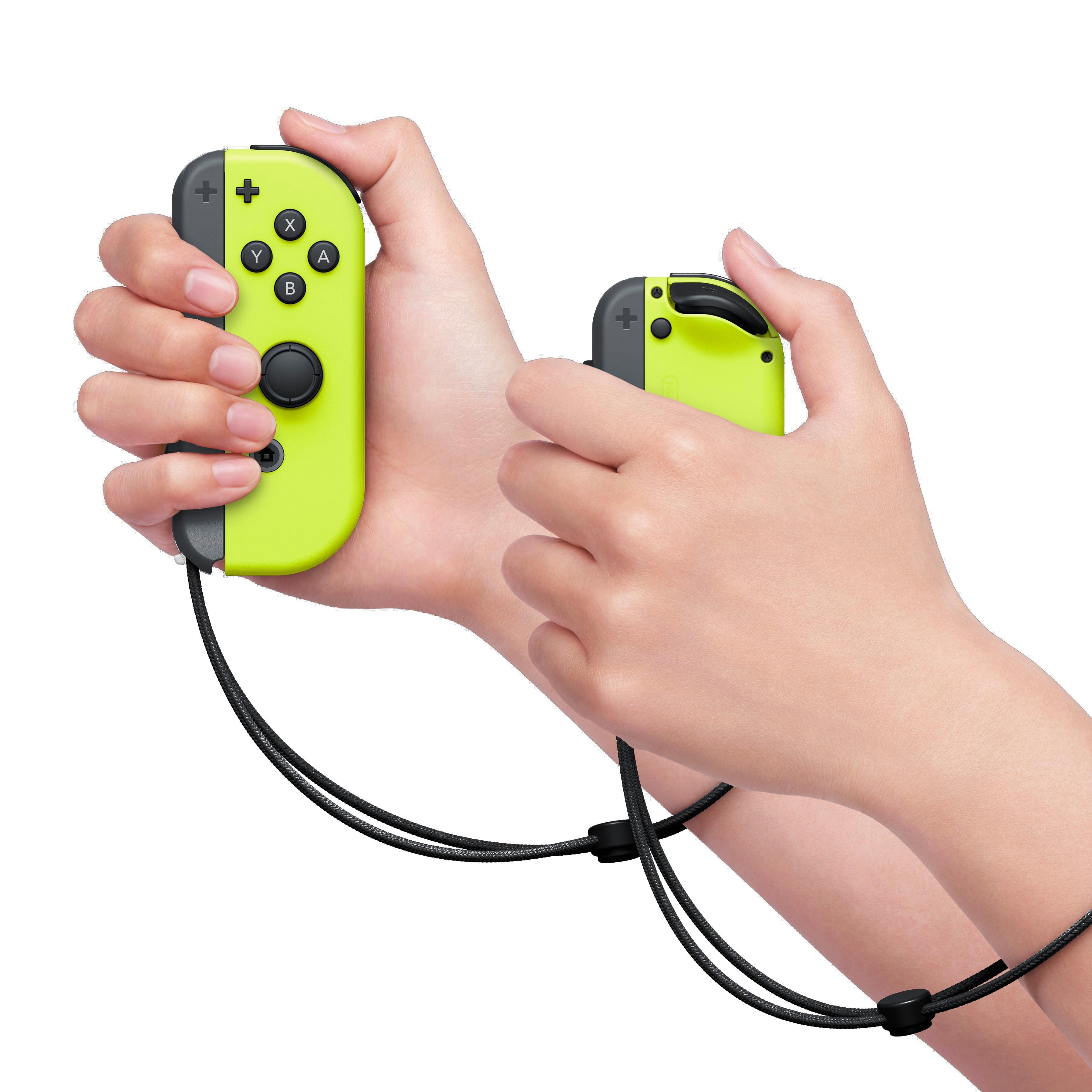 Alt View 12. Nintendo - Joy-Con (L/R) Wireless Controllers for Nintendo Switch - Neon Yellow.