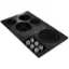 Alt View 11. KitchenAid - 36" Electric Cooktop - Black.