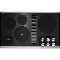KitchenAid - 36" Electric Cooktop - Stainless Steel - Front_Zoom