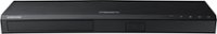Front Zoom. Samsung - Streaming 4K Ultra HD Audio Wi-Fi Built-In Blu-ray Player - Black.