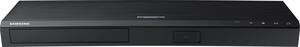 Samsung - Streaming 4K Ultra HD Audio Wi-Fi Built-In Blu-ray Player - Black - Front_Zoom