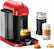 Front. Nespresso - Vertuo Coffee Maker and Espresso Machine with Aeroccino Milk Frother by Breville - Red.
