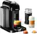Front. Nespresso - Vertuo Coffee Maker and Espresso Machine with Aeroccino Milk Frother by Breville - Black.