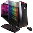 CyberPowerPC - Gamer Master Desktop - AMD Ryzen 7 1700 - 16GB Memory - AMD Radeon RX 580 - 2TB Hard Drive - Black - Larger Front