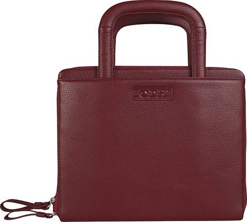 Front Standard. Bodhi - Portfolio Easel Case for Select Apple® iPad® Models - Warm Red.