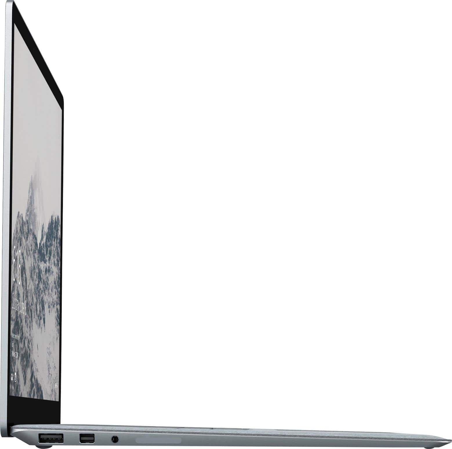 Alt View 10. Microsoft - Surface Laptop – 13.5” Touchscreen - Intel Core i5 – 8GB Memory – 256GB SSD (First Generation) - Platinum.