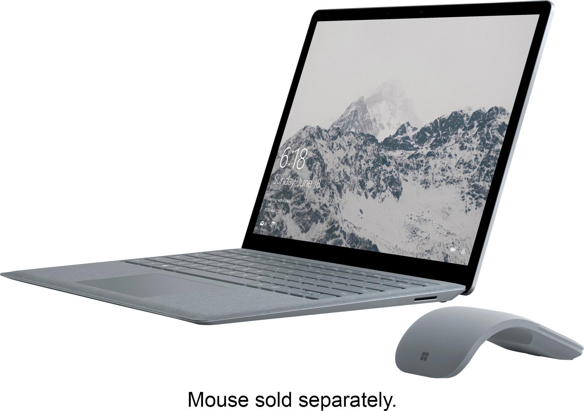 Alt View 12. Microsoft - Surface Laptop – 13.5” Touchscreen - Intel Core i5 – 8GB Memory – 256GB SSD (First Generation) - Platinum.
