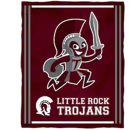 Vive La Fete - Arkansas Little Rock Trojans 36'' x 48'' Children's Mascot Plush Blanket - Multicolor