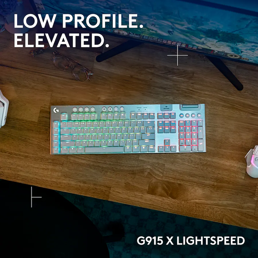 Logitech G915 X LIGHTSPEED Full size Wireless Mechanical GL Brown ...