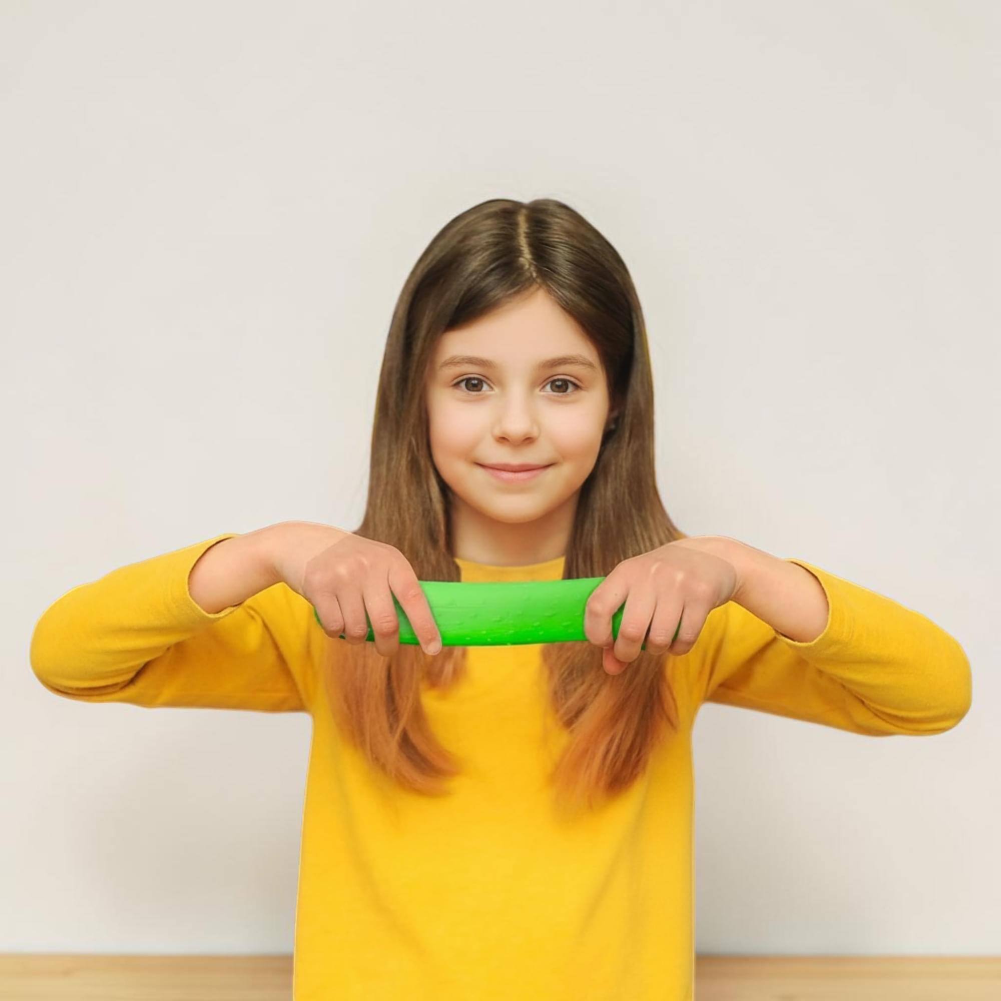 Alt View 3. Puka Creations - Pickle  Squishy 11-Inch Stress Reliever | Set Of 4.