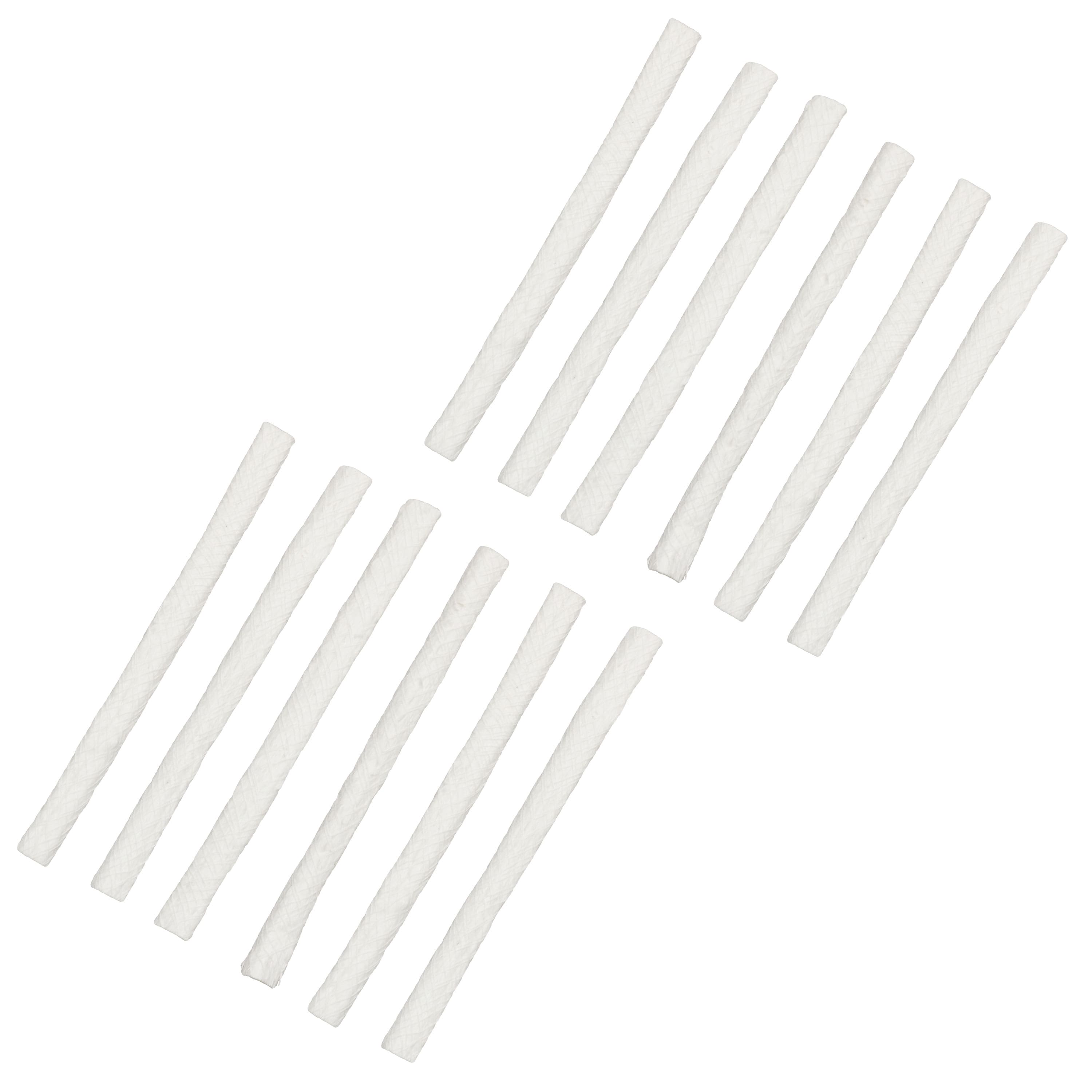 Sunnydaze - Outdoor Torch Replacement Fiberglass Wicks - Set of 12 - White