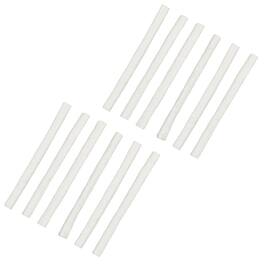 Sunnydaze - Outdoor Torch Replacement Fiberglass Wicks - Set of 12 - White