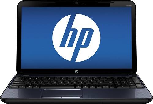 Front Standard. HP - Refurbished Pavilion 15.6" Laptop - 4GB Memory - 320GB Hard Drive - Charcoal Gray.