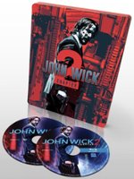 John Wick: Chapter 2 [Includes Digital Copy] [Only @ Best Buy] [SteelBook] [Blu-ray/DVD] [2017] - Front_Original