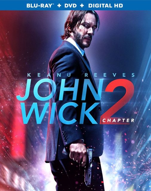 Front Standard. John Wick: Chapter 2 [Includes Digital Copy] [Blu-ray/DVD] [2017].