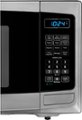 Alt View 1. Insignia™ - 0.9 Cu. Ft. Compact Microwave - Stainless Steel.