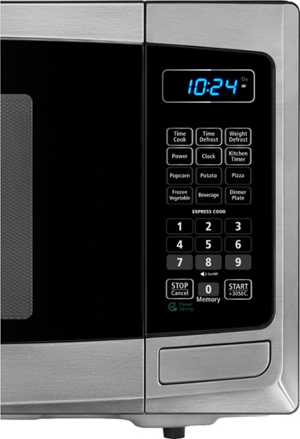 Insignia™ - 0.9 Cu. Ft. Compact Microwave - Stainless steel TODAY ONLY At Best Buy