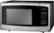 Left Zoom. Insignia™ - 0.9 Cu. Ft. Compact Microwave - Stainless steel.