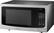 Left. Insignia™ - 1.6 Cu. Ft. Family-Size Microwave - Stainless Steel.