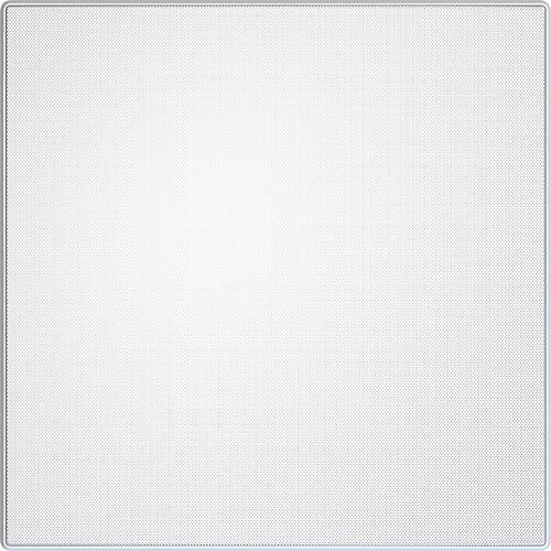 Front. Niles - MicroThin 8" Square Grille Cover - White.