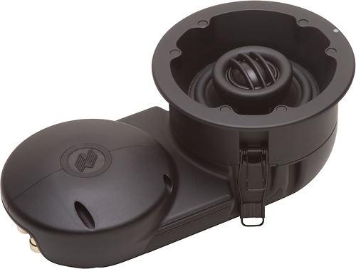 Angle View: Niles - Ceiling Mount 4" 2-Way In-Ceiling Speaker (Each) - Black
