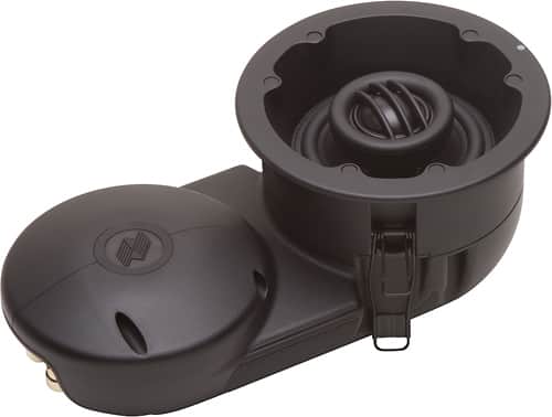 Angle. Niles - Ceiling Mount 4" 2-Way In-Ceiling Speaker (Each) - Black.