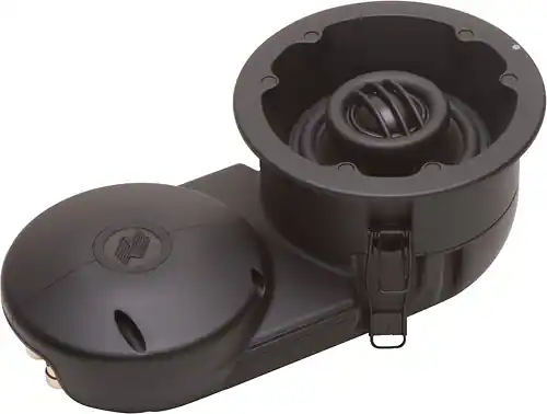 Angle. Niles - Ceiling Mount 4" 2-Way In-Ceiling Speaker (Each) - Black.