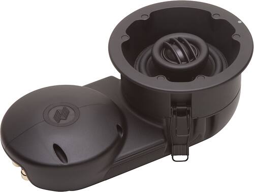 Angle. Niles - Ceiling Mount 4" 2-Way In-Ceiling Speaker (Each) - Black.