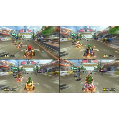 The largest text reads "Mario Kart Wii." The following text is cleaned up to read "OS B8173 O5 88173 13 MKTV 04 881/3 8: E1 DY 681/3 B9."
